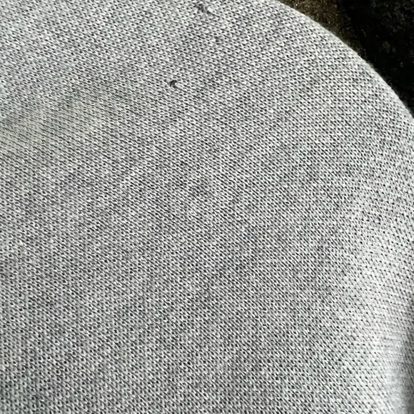 LNDR Sweater. Grey stripe chevron crew neck